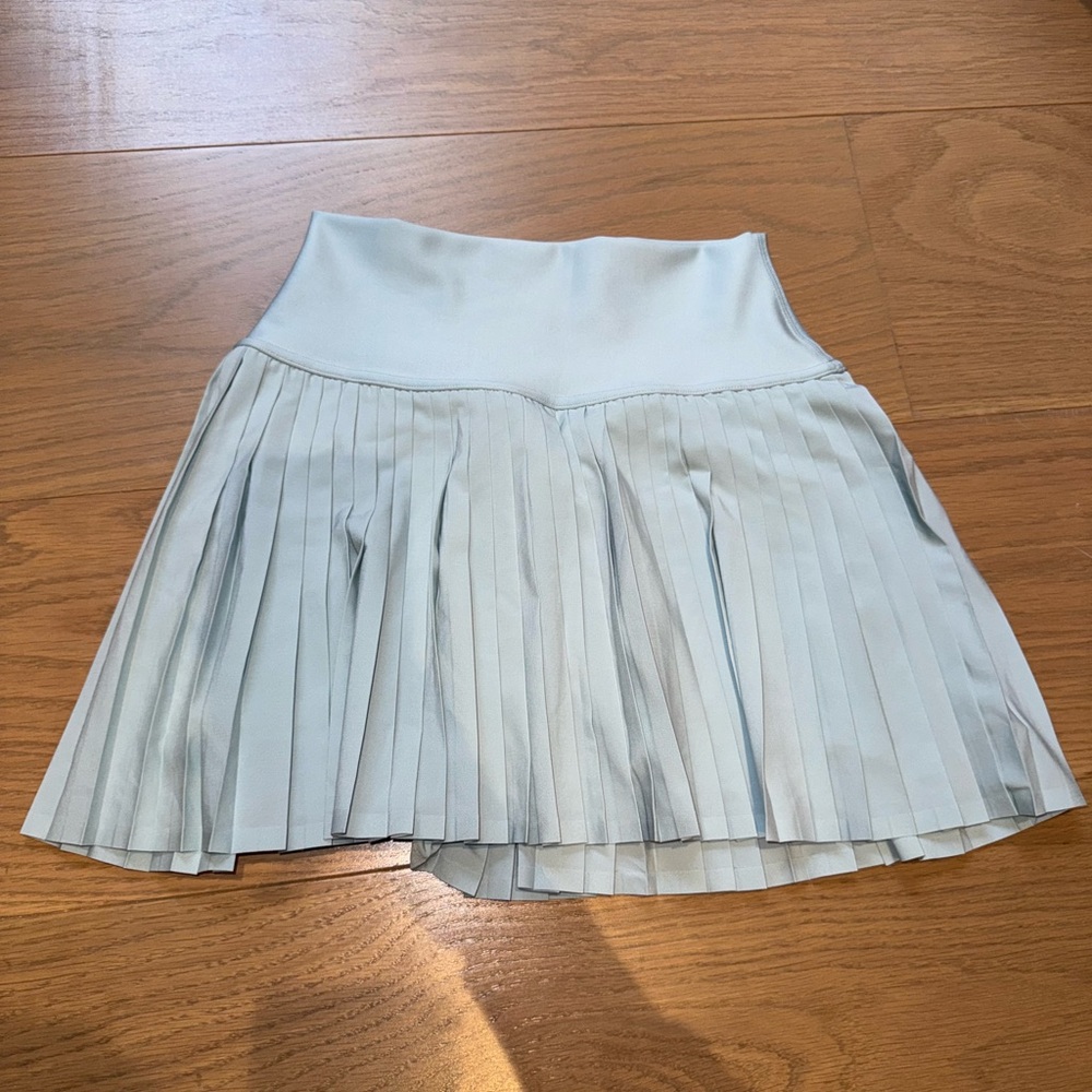 Alo Yoga Blue Pleated Grand Slam Tennis Skirt  XSmall